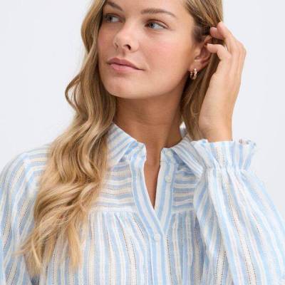FREVERLY SHIRT 1 On model Neck and sleeve detail.jpg