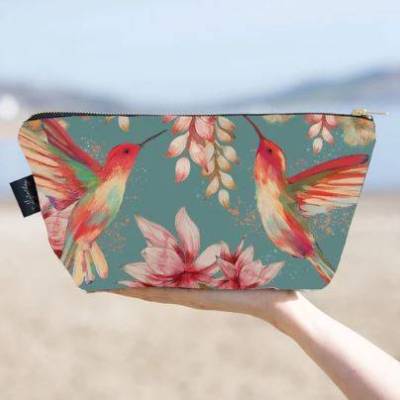 Hummingbird Cosmetic bag.JPG
