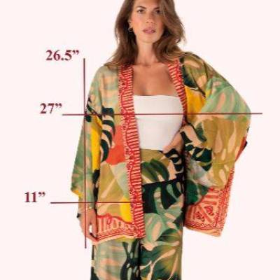 Exotic Leaves Short Kimono.JPG