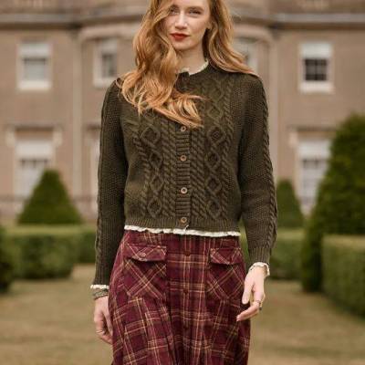Plaid Pleated Mini Skirt.JPG