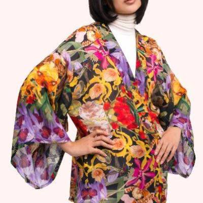 Botanical Kaleidoscope short kimono.JPG