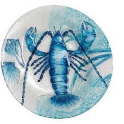 Large Lobster Glass Plate.JPG