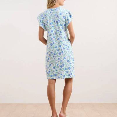 Carlie Dress Painted Flowers Back.JPG
